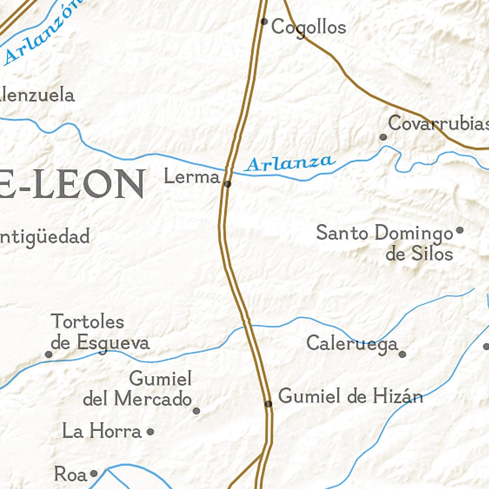 Carte de randonnée n° 4003 - Camino de Santiago 2 : Santo Domingo de la Calzada to Terradillos de los Templarios | National Geographic