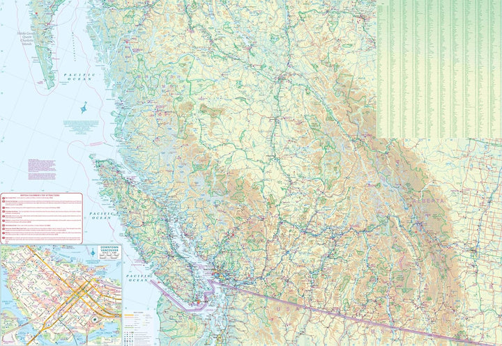 Travel Map - British Columbia | ITM