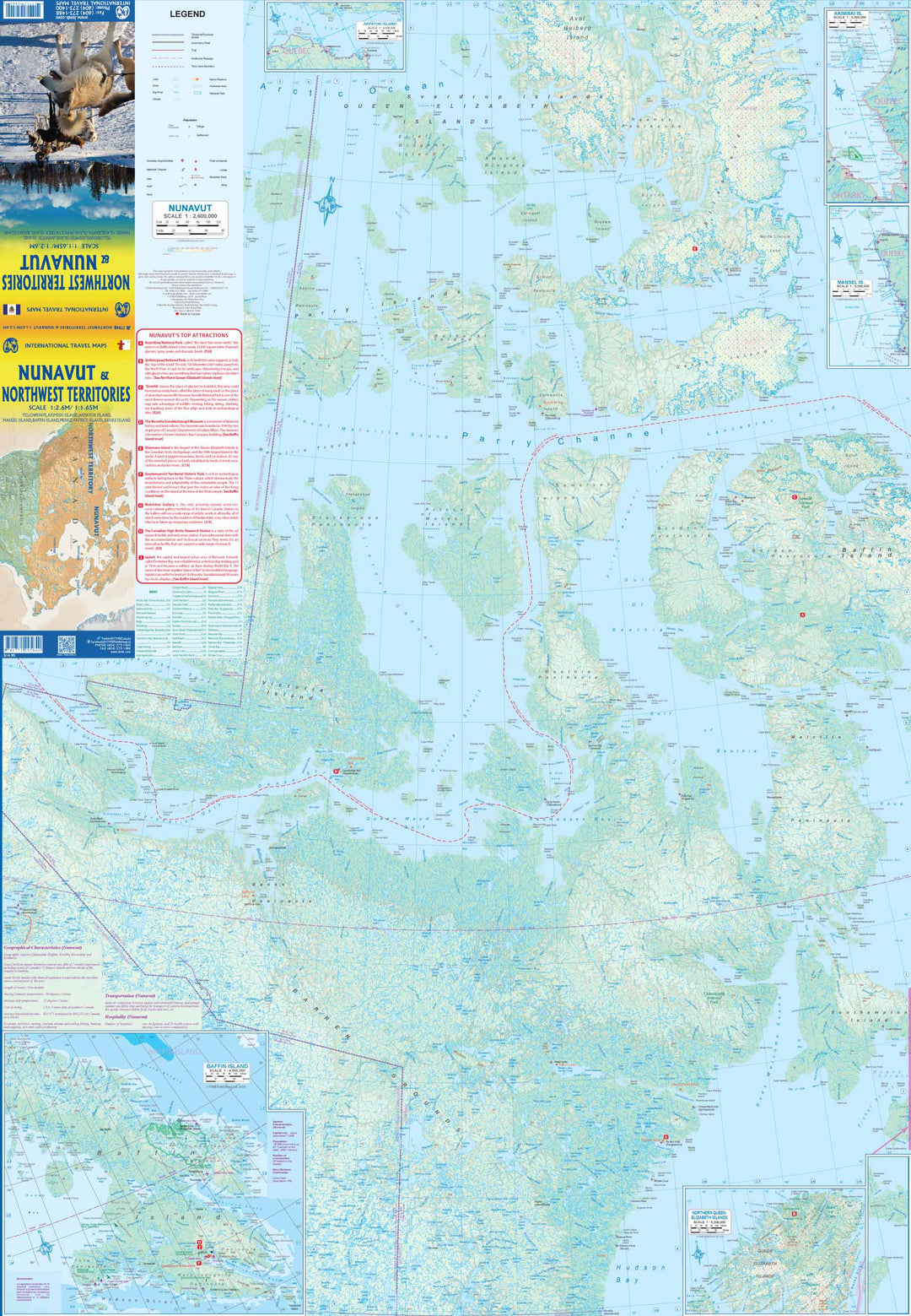 Travel map - Northwest Territories (Canada) | ITM