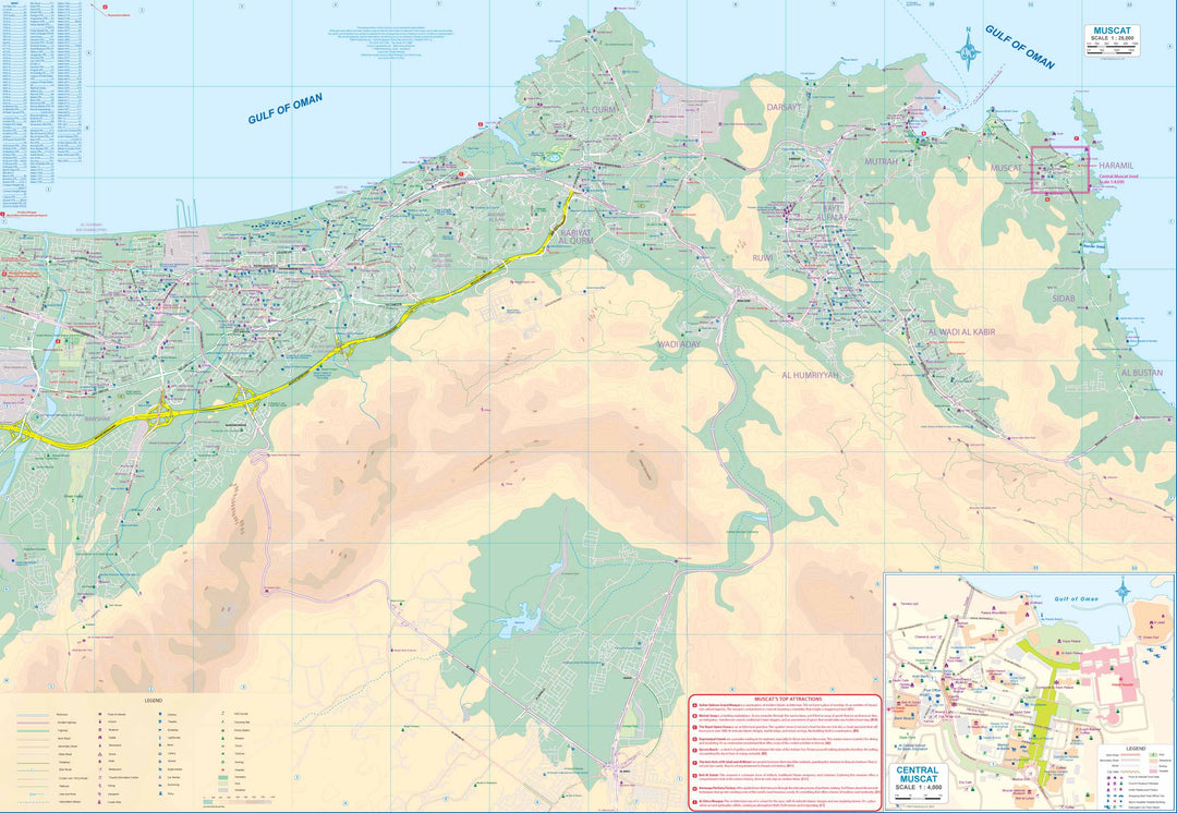 Carte de voyage - Mascate & Oman | ITM