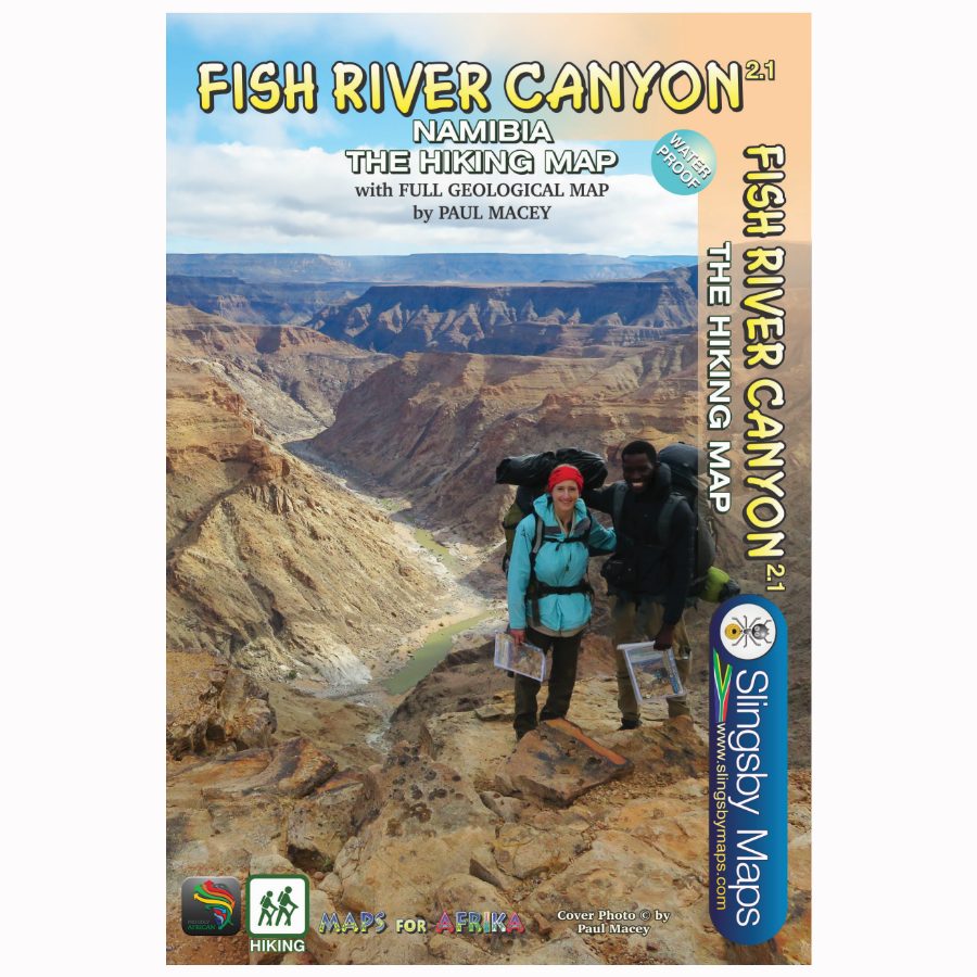 Waterproof hiking map - Fish River Canyon (Namibia) | Tracks4Africa