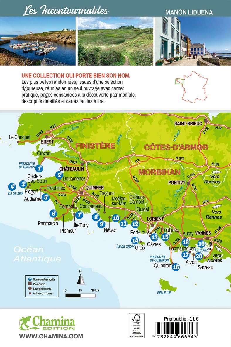 Guide de balades - Bretagne Sud - Le Littoral | Chamina