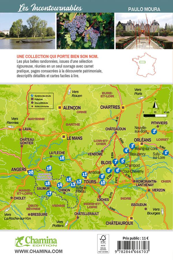 Guide de balades - Châteaux de la Loire, 20 rando  | Chamina
