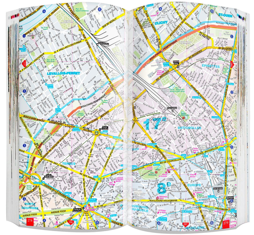 Guide, Atlas &amp; road map - Paris | Express Map