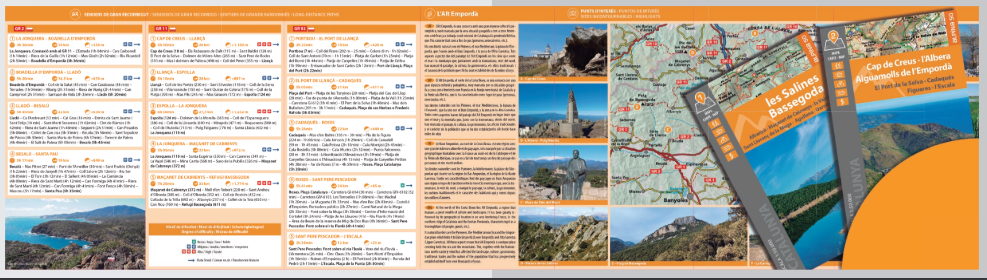 Lot de 2 cartes topographiques - Alt Empordà, Aiguemolls Emporda, Cap de Creus, Albera (Catalogne) | Alpina