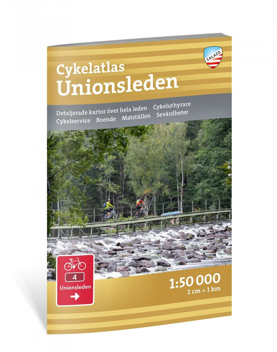 Atlas cycliste - Unionsleden (Suède) | Calazo carte pliée Calazo 