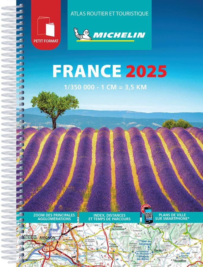 Atlas routier petit format - France (à spirales) - Édition 2025 | Michelin atlas Michelin 