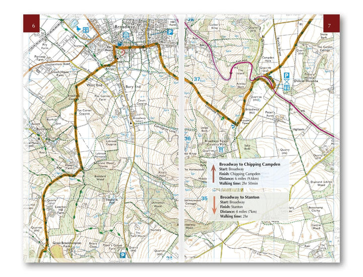 Carnet d'itinéraires (en anglais) - Cotswold Way - Route Map Booklet | Cicerone guide de randonnée Cicerone 