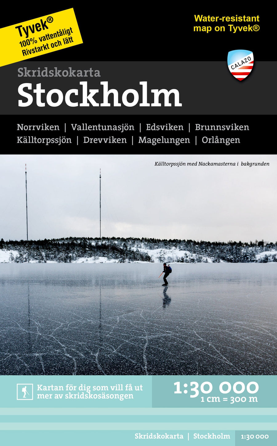 Carte de patinage - Stockholm (Suède) | Calazo carte pliée Calazo 