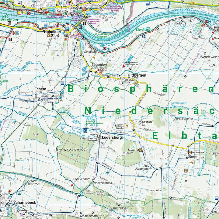 Carte de randonnée et cycliste n° WKD5335 - Lüneburg et ses environs | Freytag & Berndt carte pliée Freytag & Berndt 