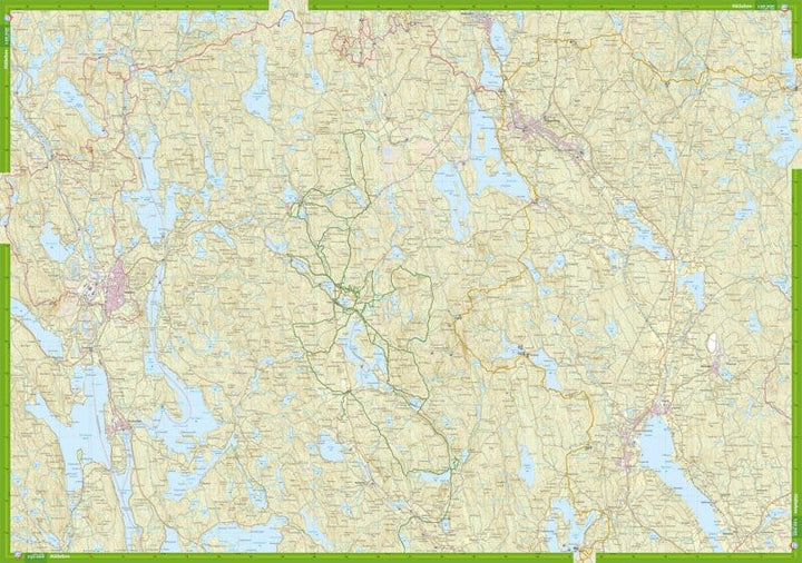 Carte de randonnée - Örebro, Nora & Norra Kilsbergen (Suède) | Calazo carte pliée Calazo 