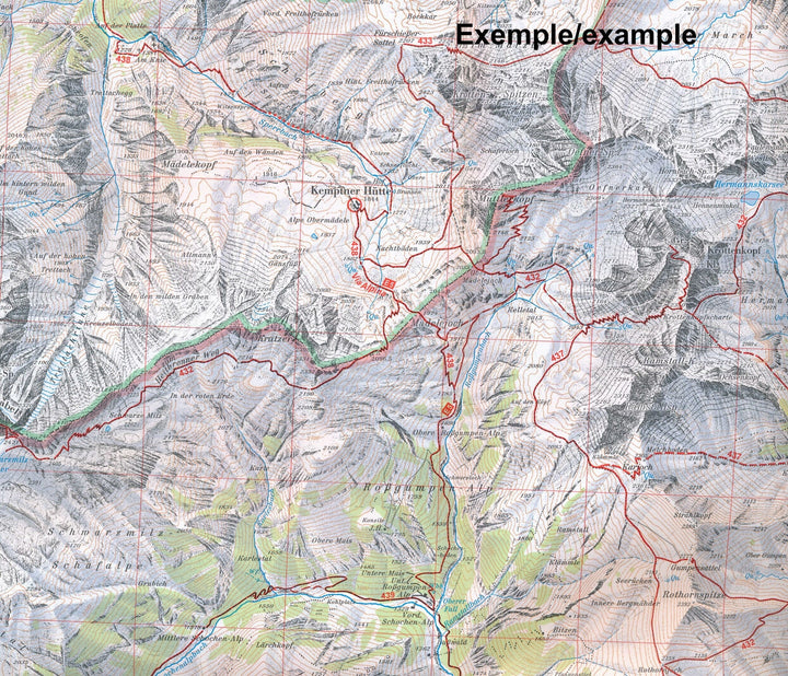 Carte de randonnée & ski n° 10/2 - Hochkönig /Hagengebirge (Alpes autrichiennes) | Alpenverein carte pliée Alpenverein 