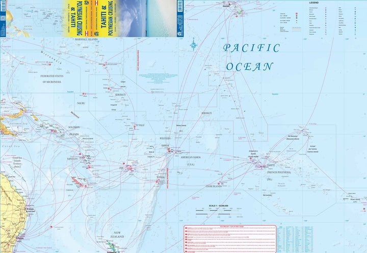 Carte de voyage - Tahiti & Croisière polynésienne | ITM carte pliée ITM 