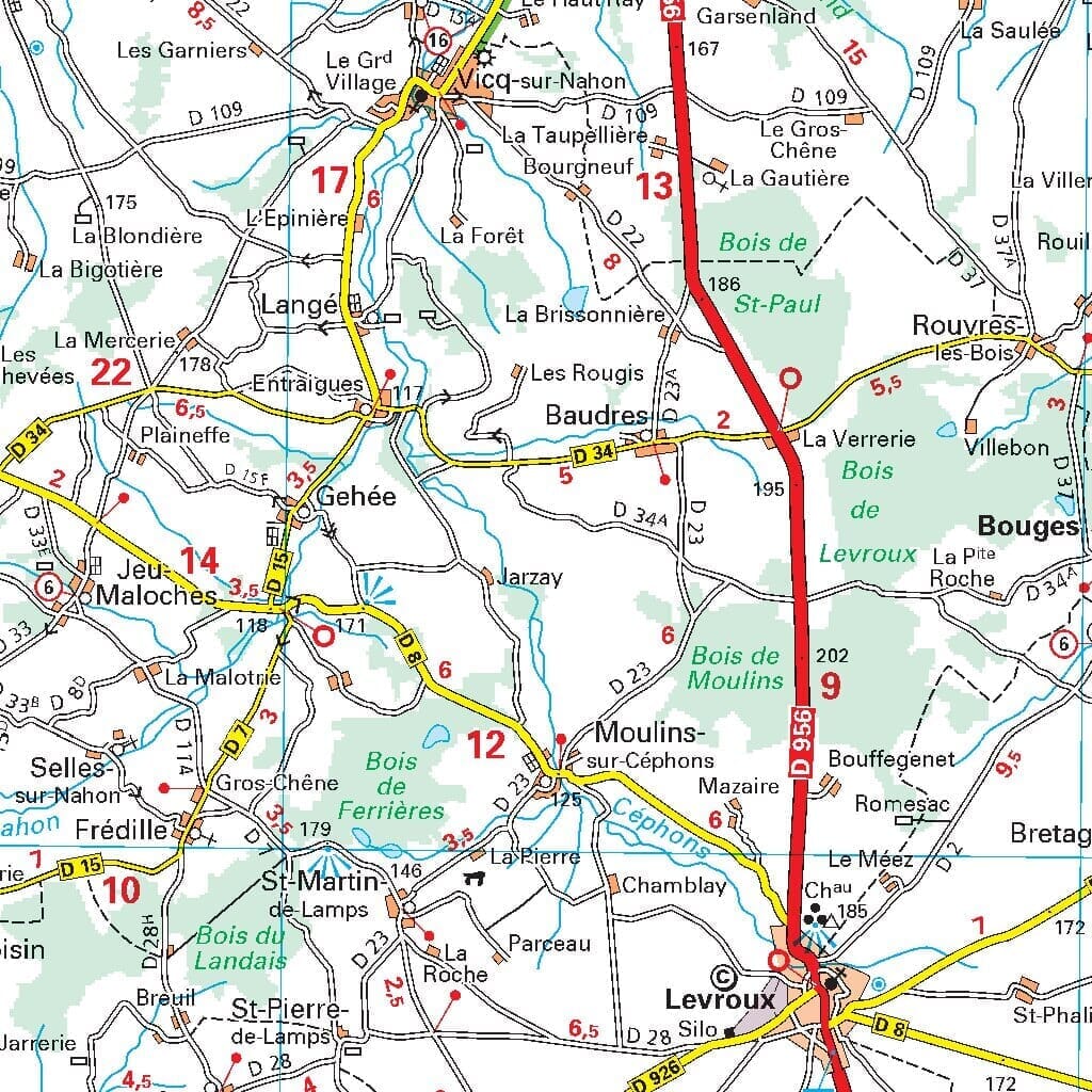 Carte régionale n° 518 - Centre-Val de Loire 2022 | Michelin carte pliée Michelin 