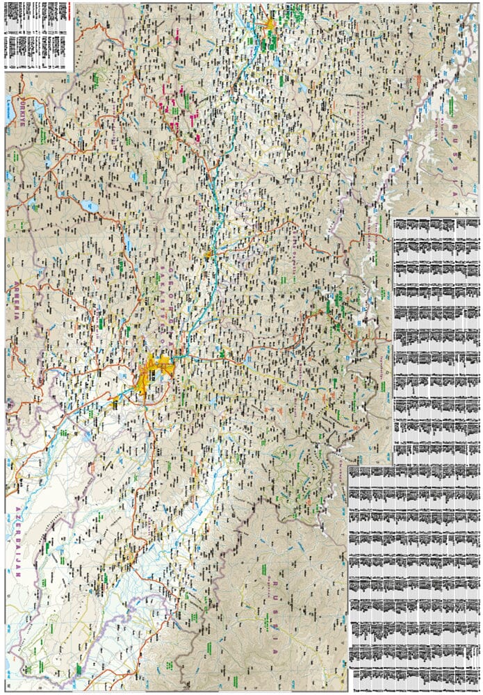 Carte routière - Géorgie | Reise Know How carte pliée Reise Know-How 