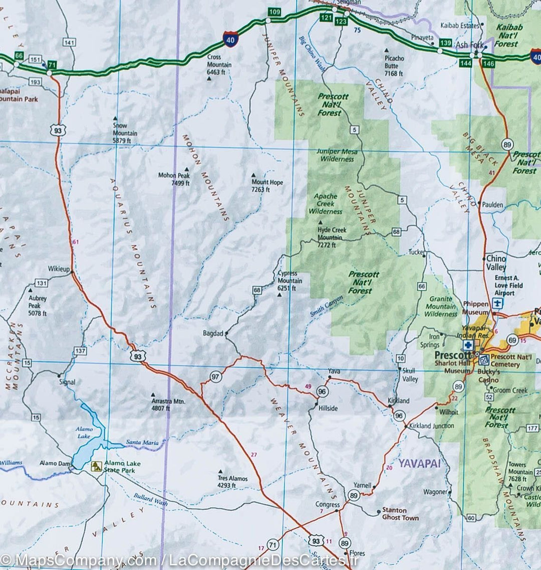 Carte routière n° 6 - USA Sud-Ouest (Sud des Rocheuses, Canyon Country) | Hallwag carte pliée Hallwag 