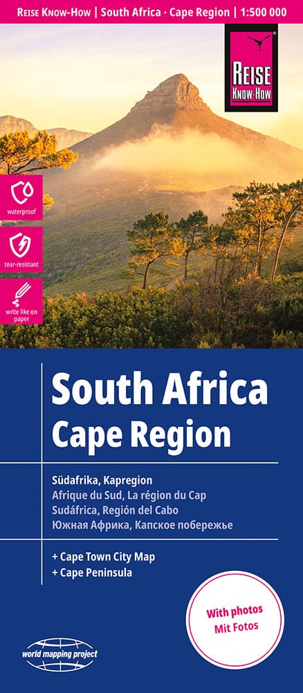 Carte routière - Région du Cap (Afrique du Sud) | Reise Know How carte pliée Reise Know-How 