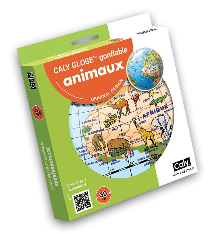 Globe gonflable de 30 cm - Animaux du monde (3 ans et +) | Calytoys globe Calytoys 