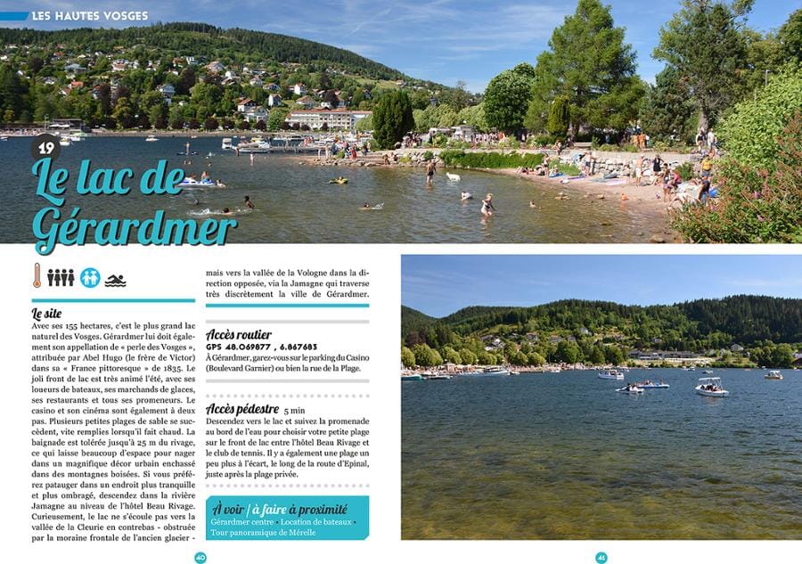 Guide de baignades - Massif des Vosges | Chamina guide de voyage Chamina 