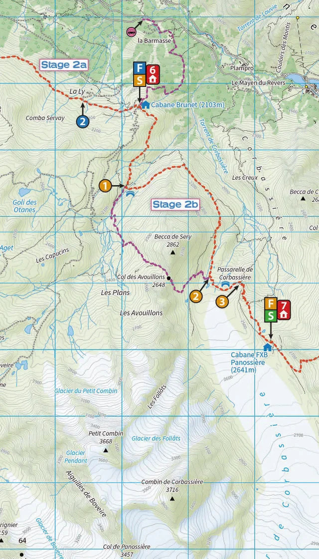 Guide de randonnée (en anglais) - Tour des Combins, Two-way Guide | Knife Edge Outdoor guide de randonnée Knife Edge Outdoor 