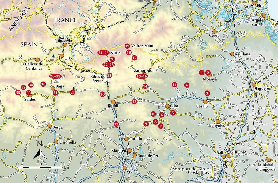 Guide de randonnées (en anglais) - Catalunya - Girona Pyrenees | Cicerone guide de randonnée Cicerone 