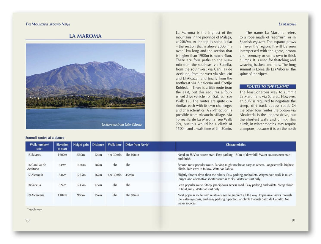 Guide de randonnées (en anglais) - Mountains of Nerja : Sierras Tejeda, Almijara & Alhama | Cicerone guide de randonnée Cicerone 