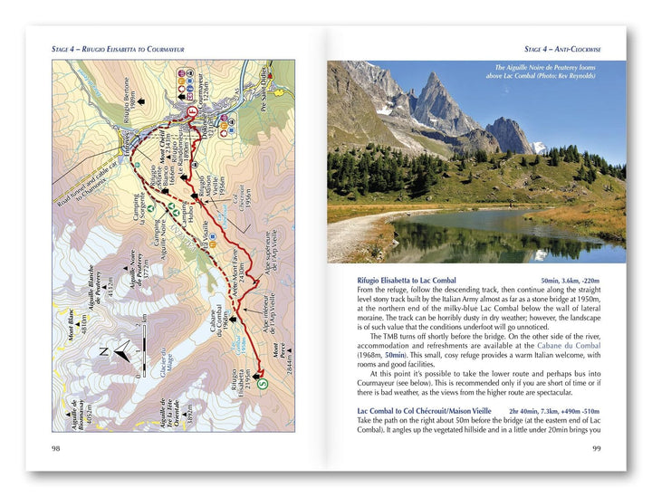 Guide de randonnées (en anglais) - The Tour du Mont Blanc | Cicerone guide de randonnée Cicerone 