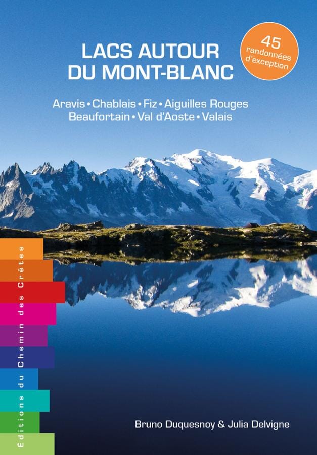 Guide de randonnées - Lacs autour du Mont-Blanc, 45 itinéraires d’exception | Chemin des Crêtes guide de randonnée Chemin des Crêtes 