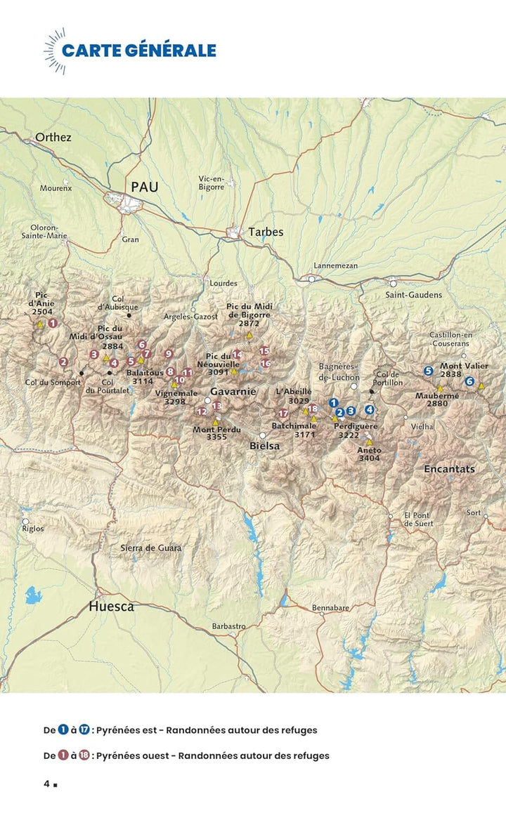 Guide de randonnées - Pyrénées Est, Randonnées autour des refuges | Rando Editions guide de randonnée Rando Editions 