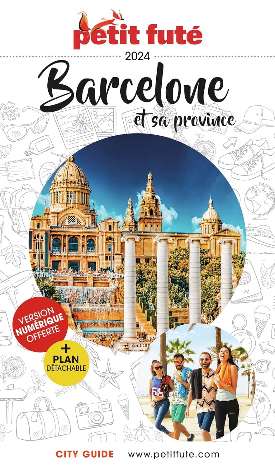 Guide de voyage - Barcelone et sa province 2024 + plan | Petit Futé guide de voyage Petit Futé 