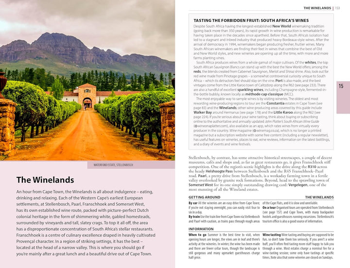 Guide de voyage (en anglais) - Cape Town, Winelands & Garden route - Édition 2024 | Rough Guides guide de voyage Rough Guides 