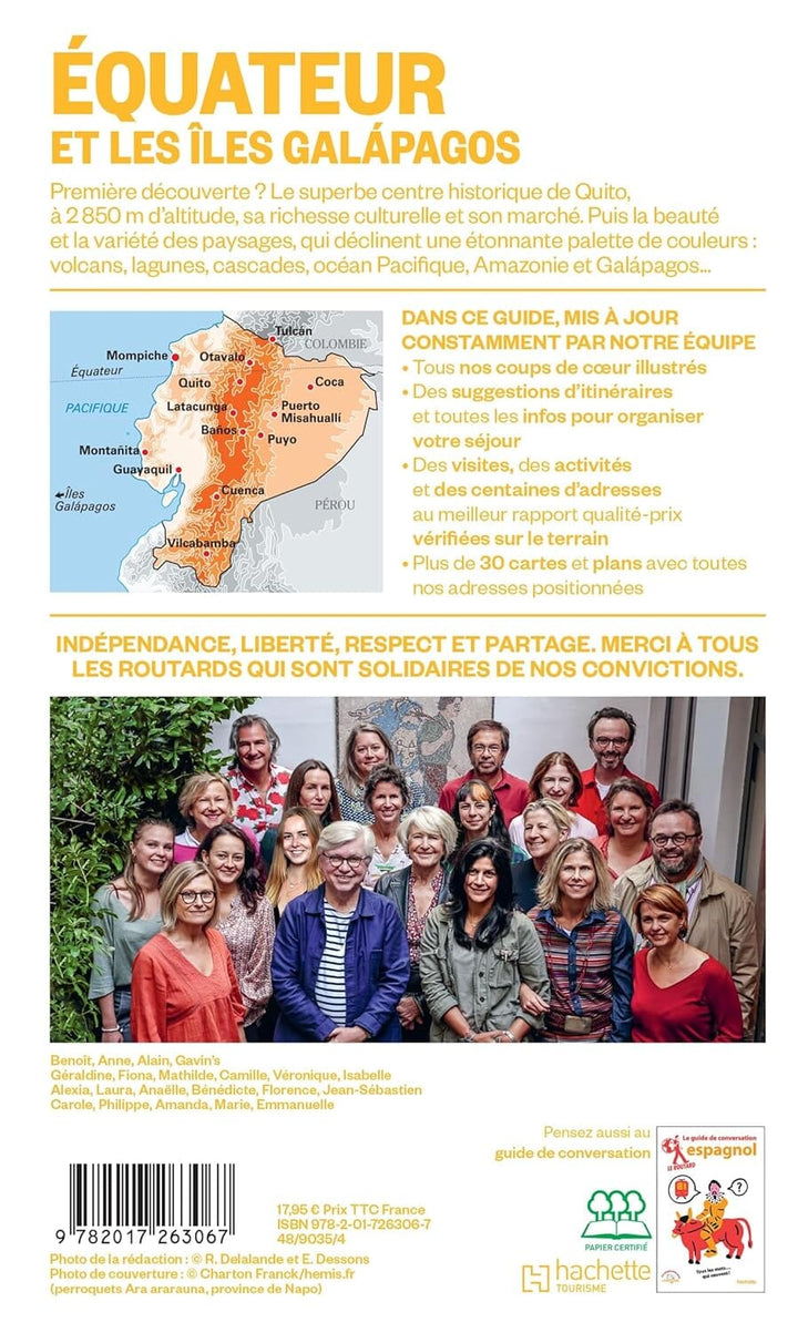 Guide du Routard - Equateur & Iles Galapagos 2024/25 | Hachette guide de voyage Hachette 