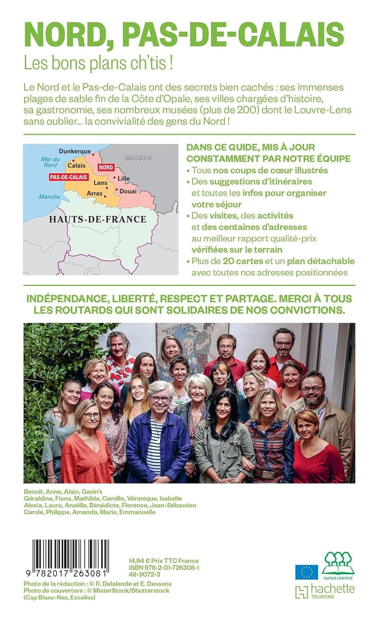 Guide du Routard - Nord, Pas-de-Calais 2024/25 | Hachette guide de voyage Hachette 