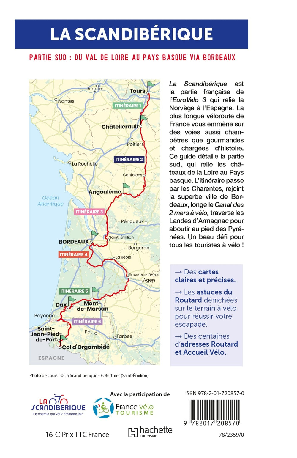 Guide du Routard - Scandibérique partie Sud : du Val de Loire au Pays Basque - Édition 2023 | Hachette guide de voyage Hachette 
