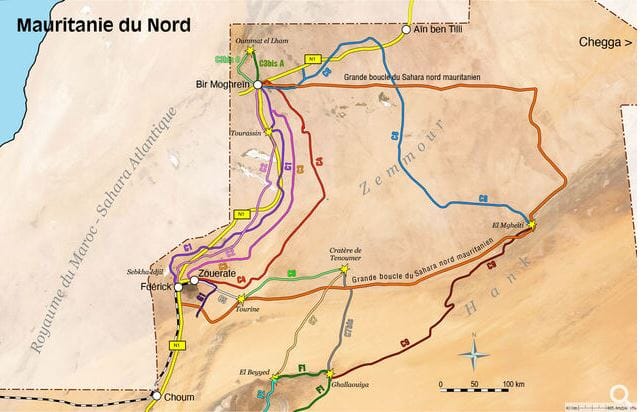 Guide Gandini - Pistes et hors pistes en Mauritanie guide de voyage Extrem'Sud - Guides Gandini 