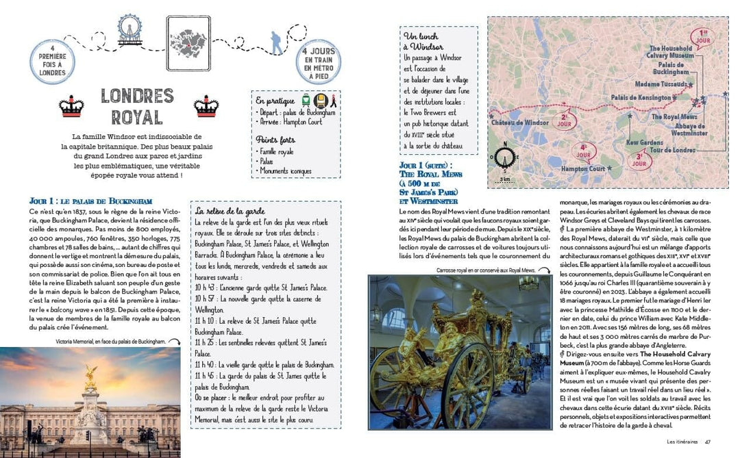 Guide pratique - Tout pour préparer son voyage à Londres, 25 itinéraires beau livre Dilibel 