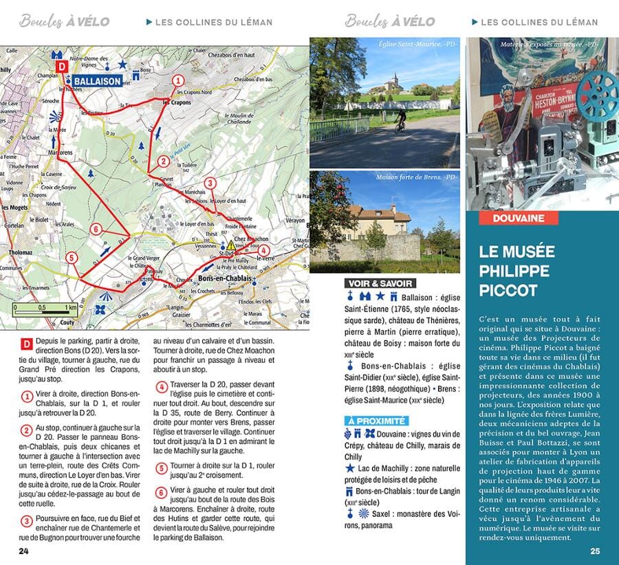 Guide vélo - Boucles à vélo autour du lac Léman | Chamina guide vélo Chamina 