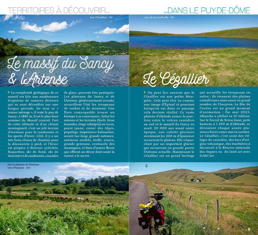 Guide vélo - Boucles à vélo : Puy-de-Dôme | Chamina guide vélo Chamina 