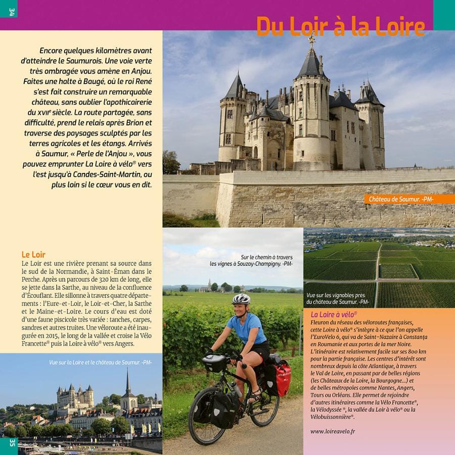 Guide vélo - La Vélobuissonnière - De la Normandie à la Loire | Chamina guide vélo Chamina 