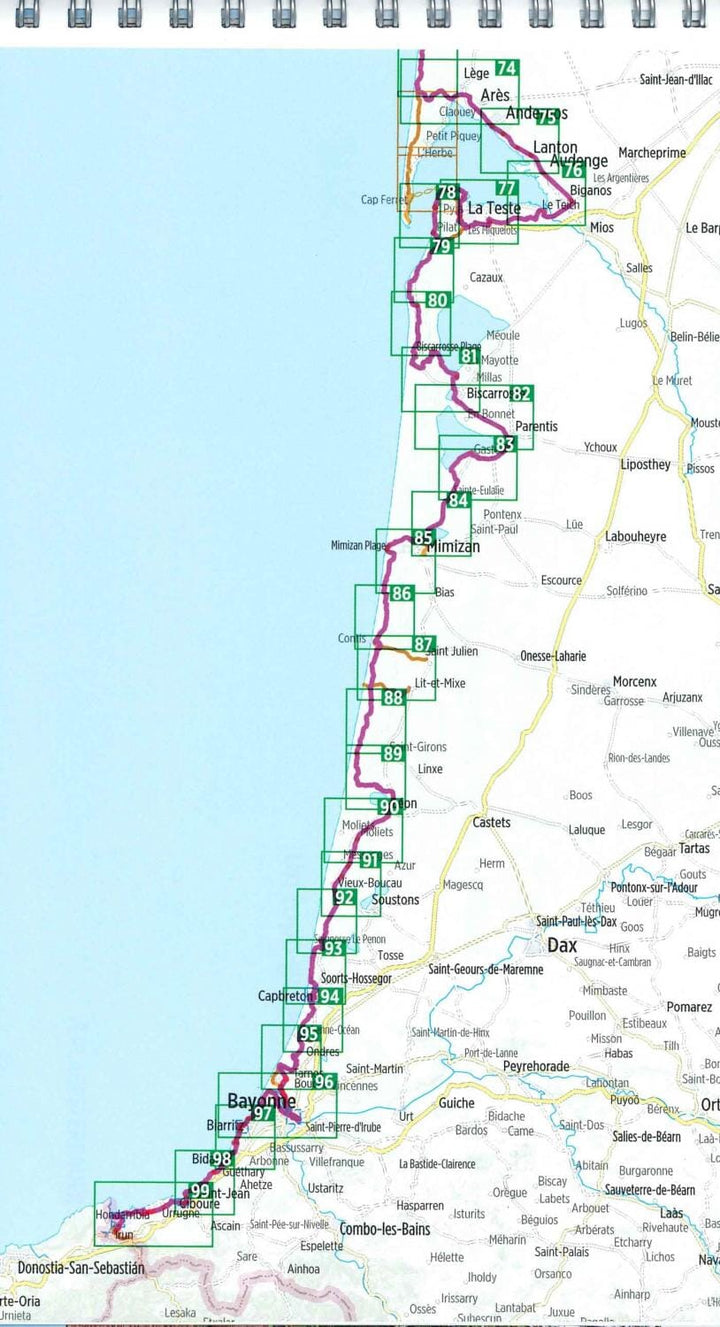 Guide vélo - La Vélodyssée : L´Atlantique de Roscoff à Hendaye sur l´EuroVelo 1 | Bikeline guide de voyage Bikeline 