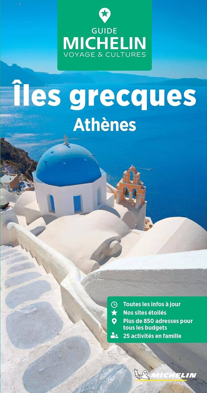 Guide Vert - Iles grecques & Athènes - Édition 2024 | Michelin guide de voyage Michelin 