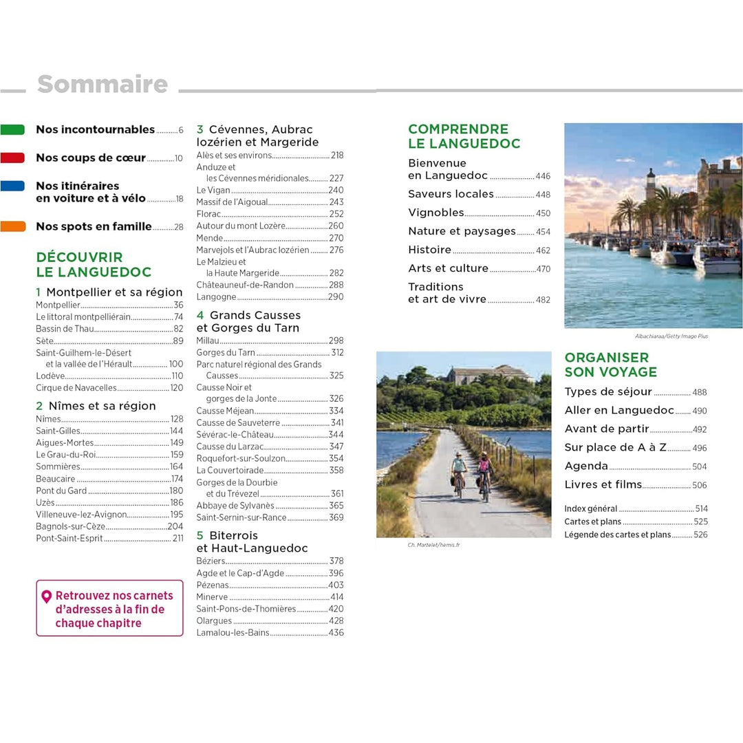 Guide Vert - Languedoc, Gorges du Tarn, Cévennes - Édition 2024 | Michelin guide de voyage Michelin 