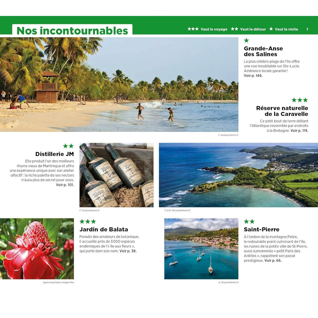 Guide Vert - Martinique - Édition 2024 | Michelin guide de voyage Michelin 