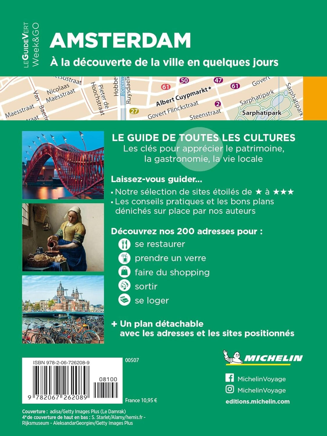Guide Vert Week & GO - Amsterdam - Édition 2024 | Michelin guide de voyage Michelin 