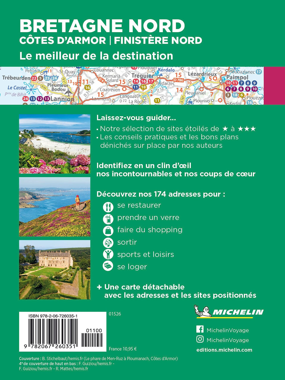 Guide Vert Week & GO - Bretagne Nord - Édition 2023 | Michelin guide petit format Michelin 