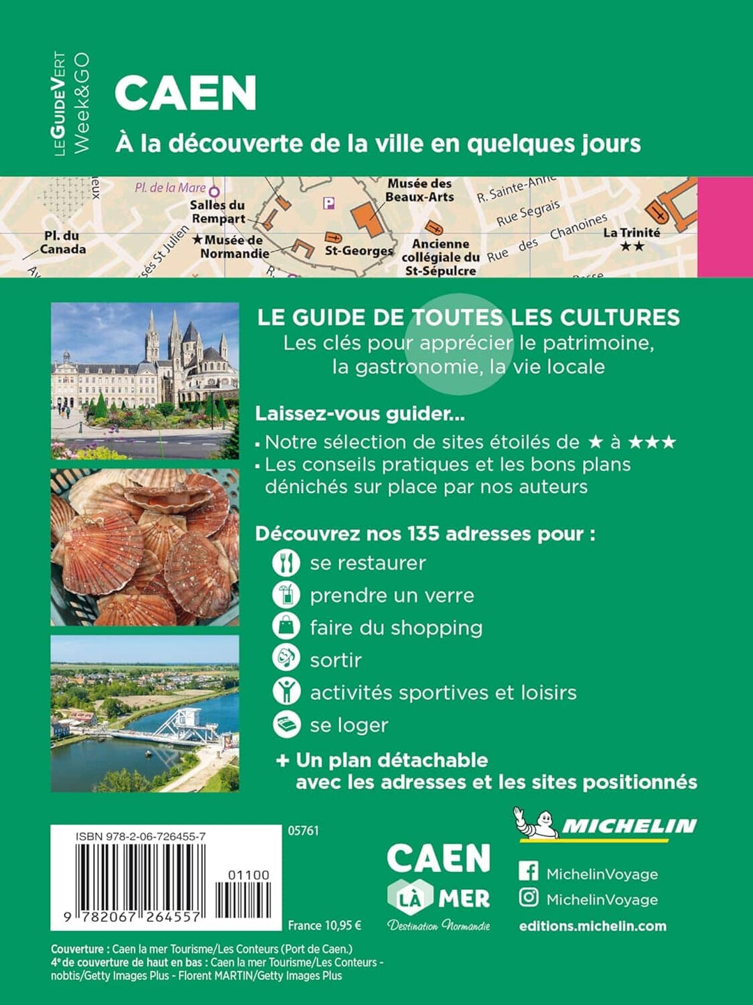 Guide Vert Week & GO - Caen - Édition 2024 | Michelin guide de voyage Michelin 