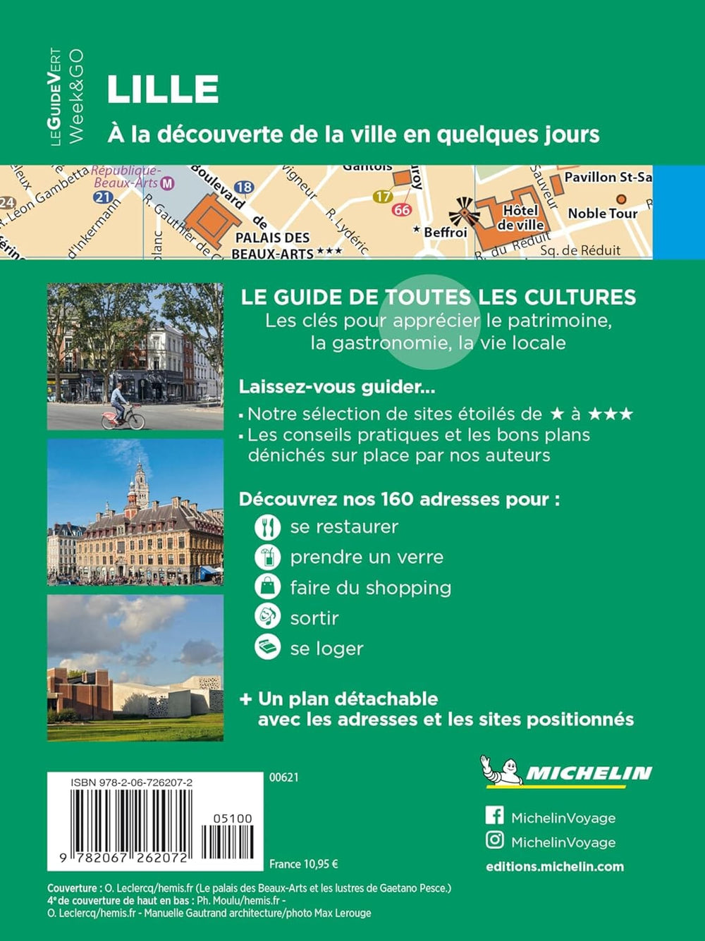 Guide Vert Week & GO - Lille - Édition 2024 | Michelin guide de voyage Michelin 