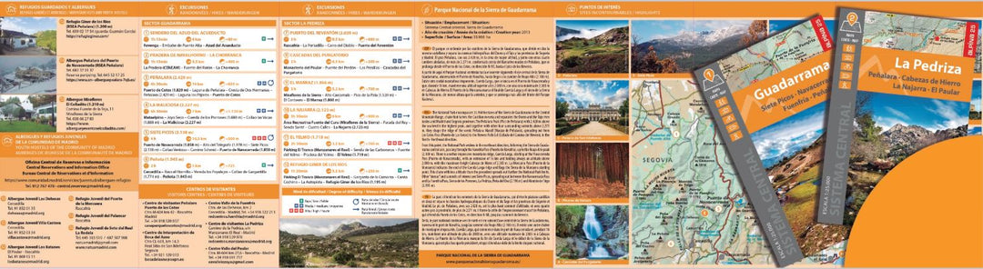 Lot de 2 cartes de randonnée - Parc National de la Guadarrama, La Pedriza (Espagne) | Alpina carte pliée Editorial Alpina 