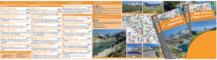 Set of 2 hiking maps - Midi d'Ossau, Balaitus (West Pyrenees National Park) | Alpina