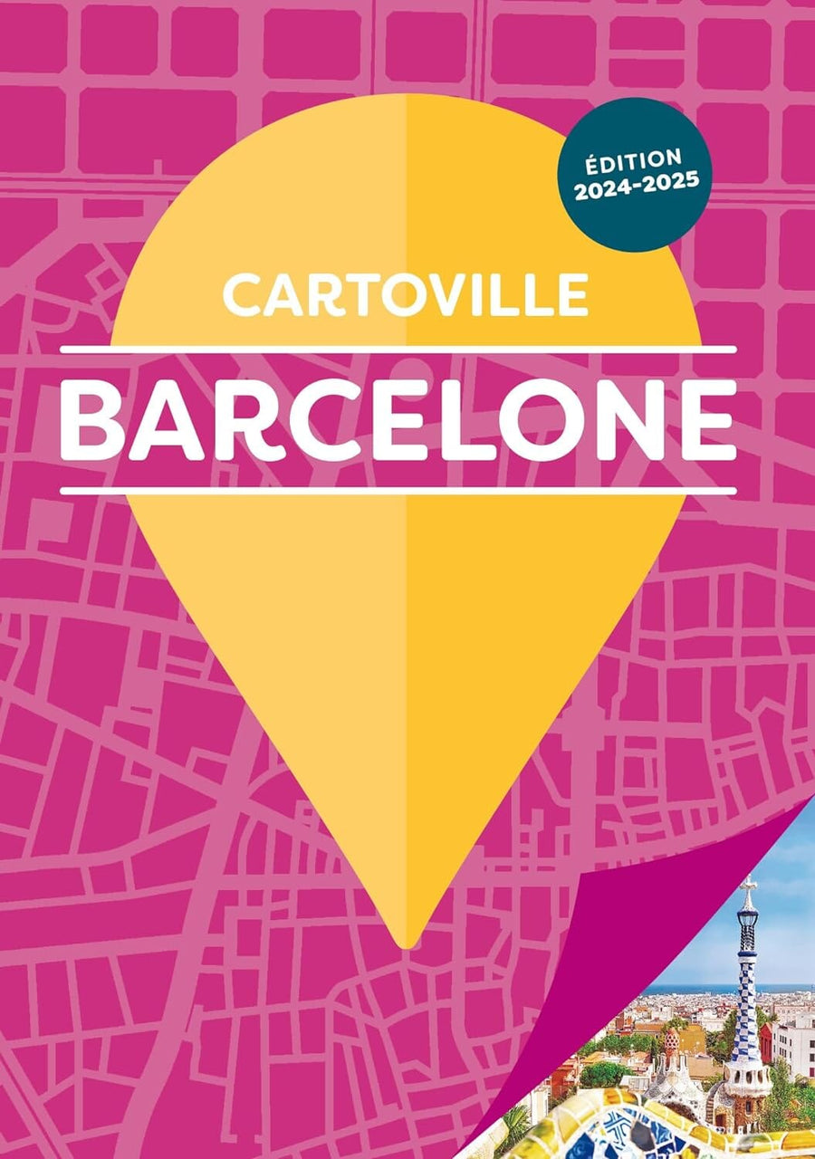Plan détaillé - Barcelone 2024/25 | Cartoville carte pliée Gallimard 